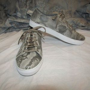 MARK NASON Men's Snakeskin Print Fashion Sneakers